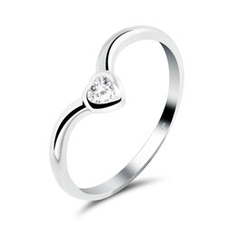 Heart Silver Ring NSR-547